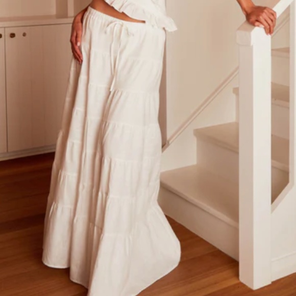 Peppermayo Mariella Linen Top and Maxi Skirt Set - Picture 3 of 5
